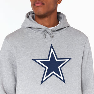 Dallas Cowboys Logo Hoodie NFL New Era Grau - STADIUMDREAMS