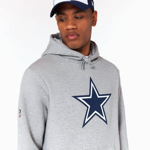 Dallas Cowboys Logo Hoodie NFL New Era Grau - STADIUMDREAMS