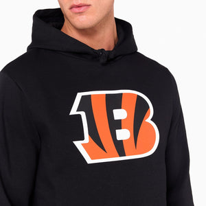 Cincinnati Bengals Logo Hoodie NFL New Era Schwarz - STADIUMDREAMS