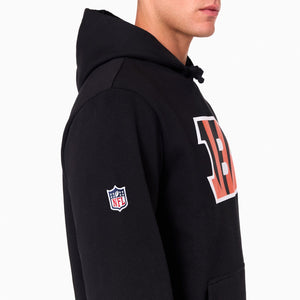 Cincinnati Bengals Logo Hoodie NFL New Era Schwarz - STADIUMDREAMS