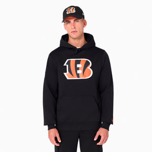 Cincinnati Bengals Logo Hoodie NFL New Era Schwarz - STADIUMDREAMS