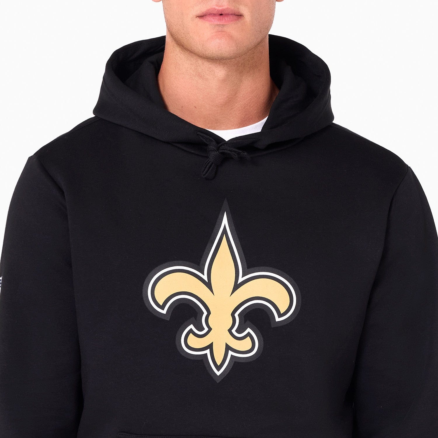 New Orleans Saints Logo Hoodie NFL New Era Schwarz - STADIUMDREAMS