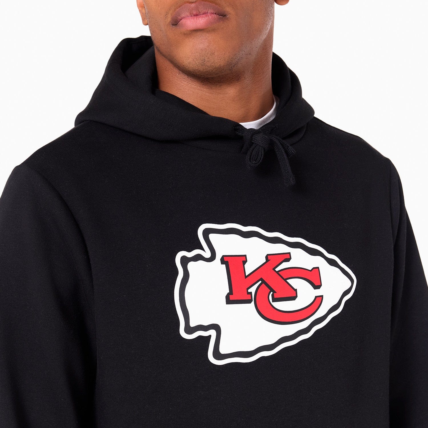 Kansas City Chiefs Logo Hoodie NFL New Era Schwarz - STADIUMDREAMS