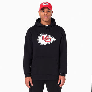 Kansas City Chiefs Logo Hoodie NFL New Era Schwarz - STADIUMDREAMS