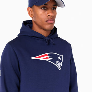 New England Patriots Logo Hoodie NFL New Era Navy - STADIUMDREAMS