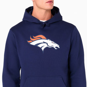 Denver Broncos Logo Hoodie NFL New Era Navy - STADIUMDREAMS