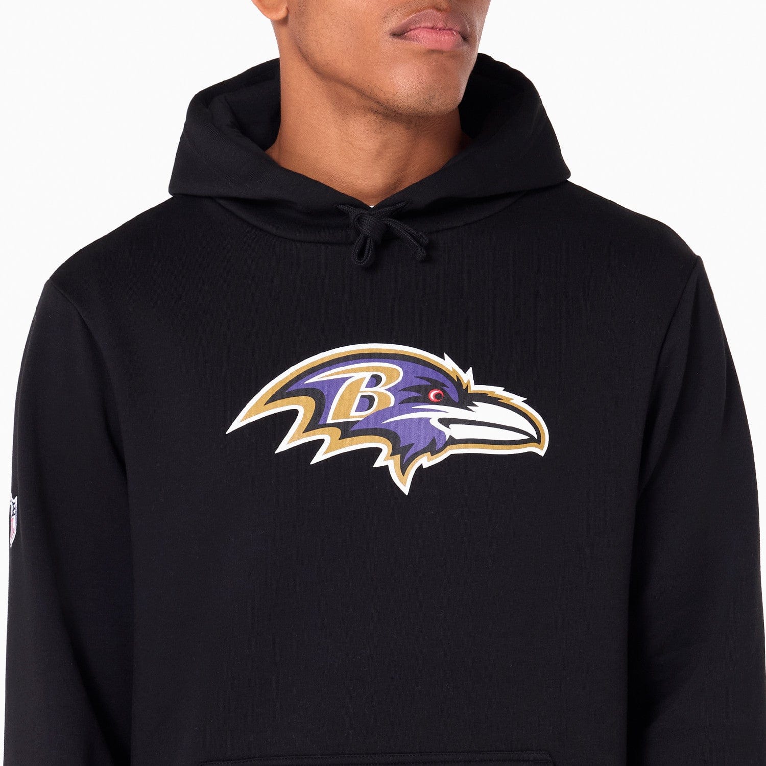 Baltimore Ravens Logo Hoodie NFL New Era Schwarz - STADIUMDREAMS