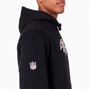 Baltimore Ravens Logo Hoodie NFL New Era Schwarz - STADIUMDREAMS