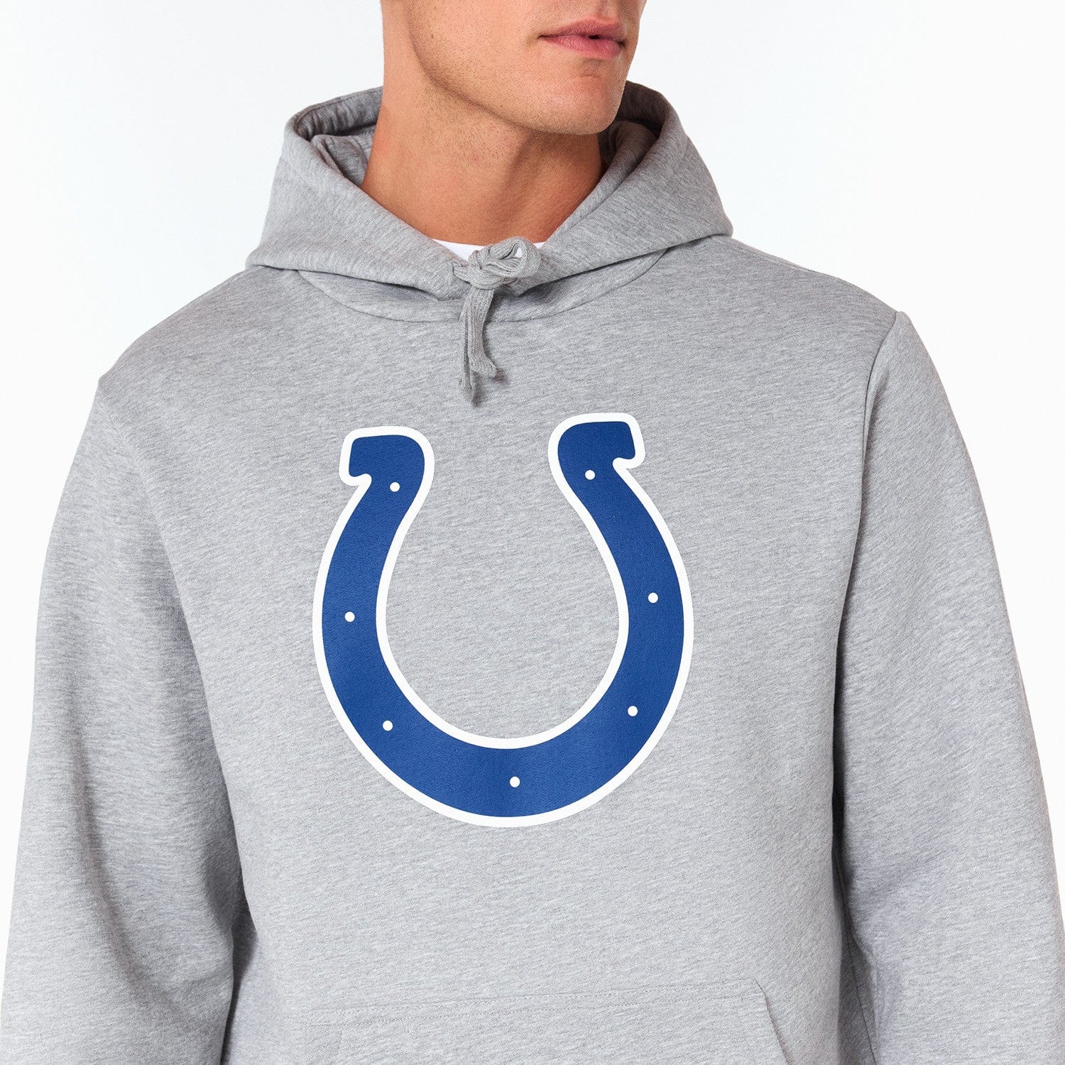 Indianapolis Colts Logo Hoodie NFL New Era Grau - STADIUMDREAMS