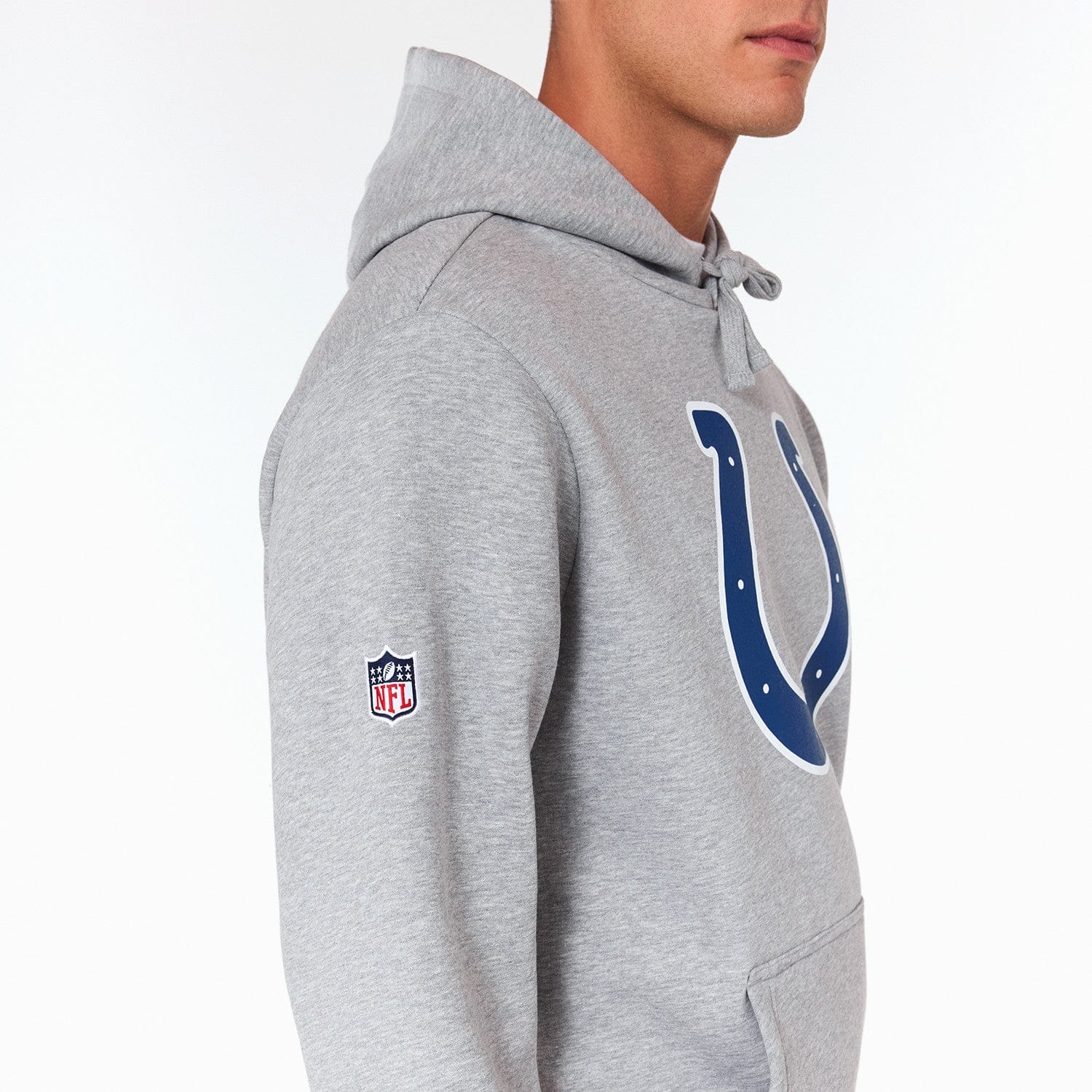 Indianapolis Colts Logo Hoodie NFL New Era Grau - STADIUMDREAMS