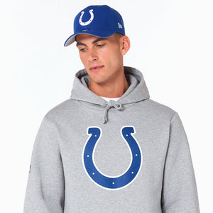 Indianapolis Colts Logo Hoodie NFL New Era Grau - STADIUMDREAMS