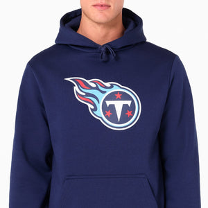 Tennessee Titans Logo Hoodie NFL New Era Navy - STADIUMDREAMS