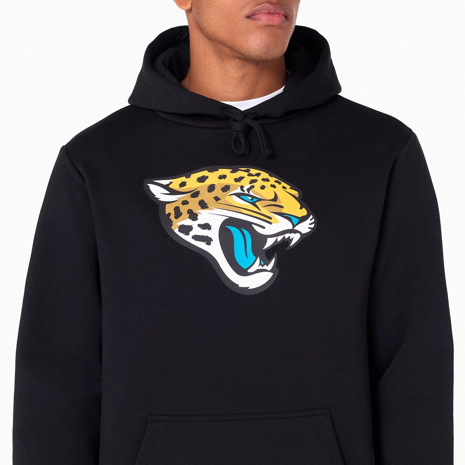 Jacksonville Jaguars Logo Hoodie NFL New Era Schwarz - STADIUMDREAMS