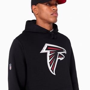 Atlanta Falcons Logo Hoodie NFL New Era Schwarz - STADIUMDREAMS