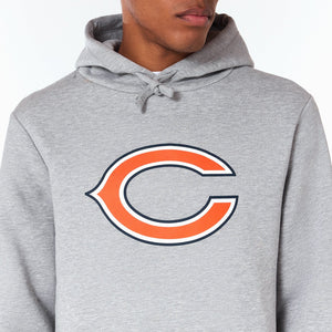 Chicago Bears Logo Hoodie NFL New Era Grau - STADIUMDREAMS