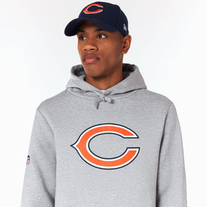 Chicago Bears Logo Hoodie NFL New Era Grau - STADIUMDREAMS