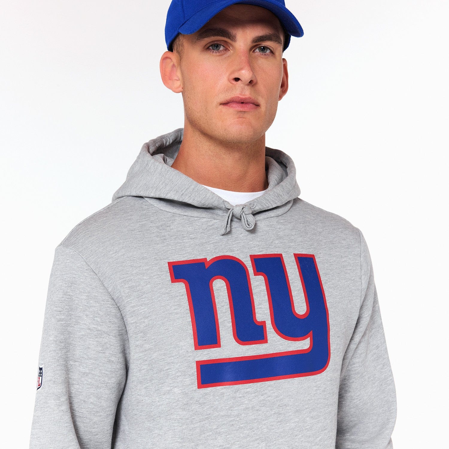 New York Giants Logo Hoodie NFL New Era Grau - STADIUMDREAMS