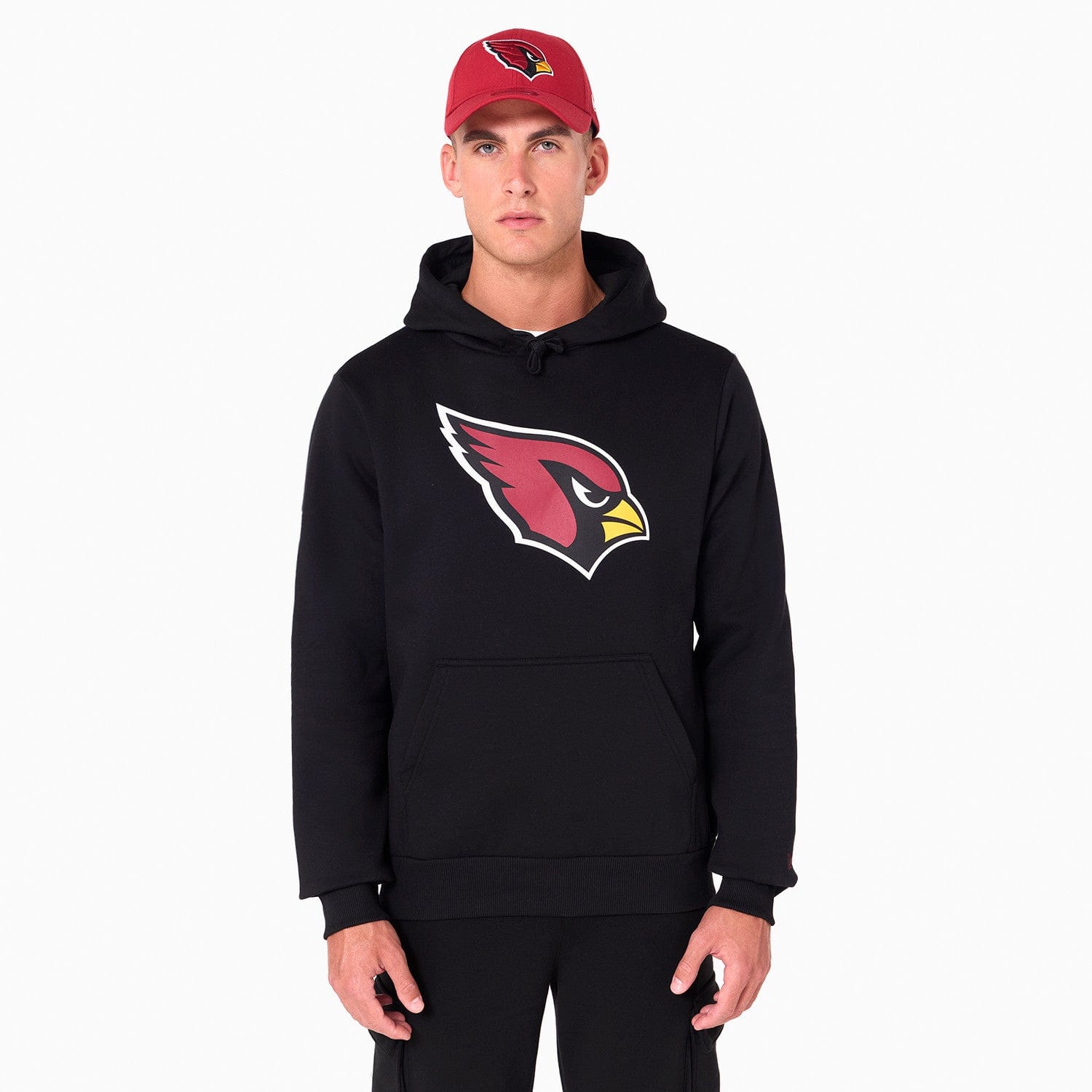 Arizona Cardinals Logo Hoodie NFL New Era Schwarz - STADIUMDREAMS