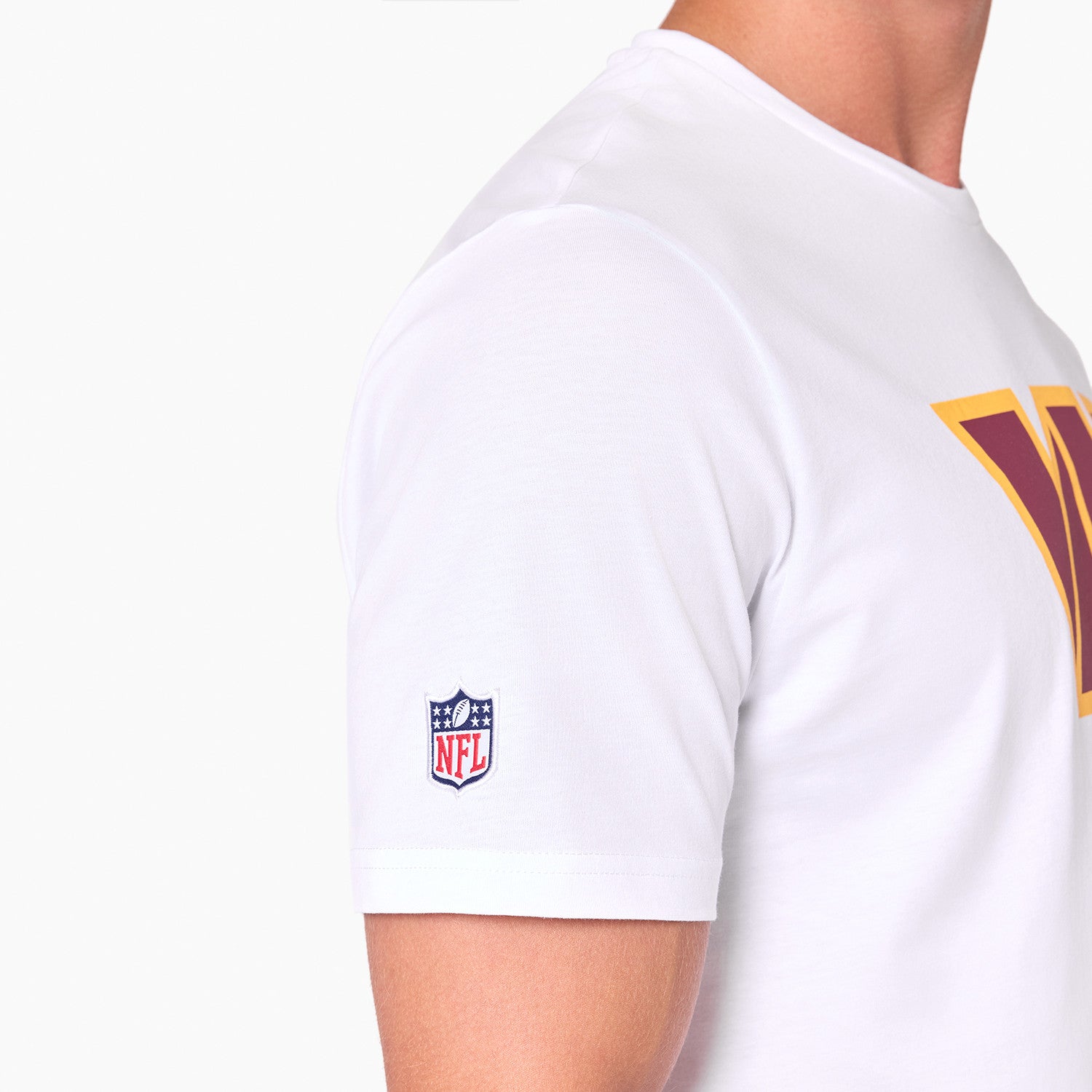 Washington Commanders Team Logo New Era NFL T-Shirt Weiß