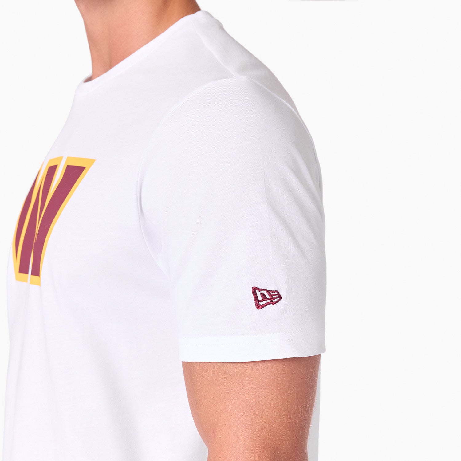 Washington Commanders Team Logo New Era NFL T-Shirt Weiß