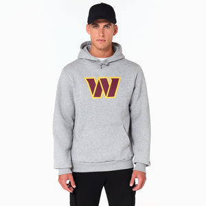 Washington Commanders Logo Hoodie NFL New Era Grau - STADIUMDREAMS