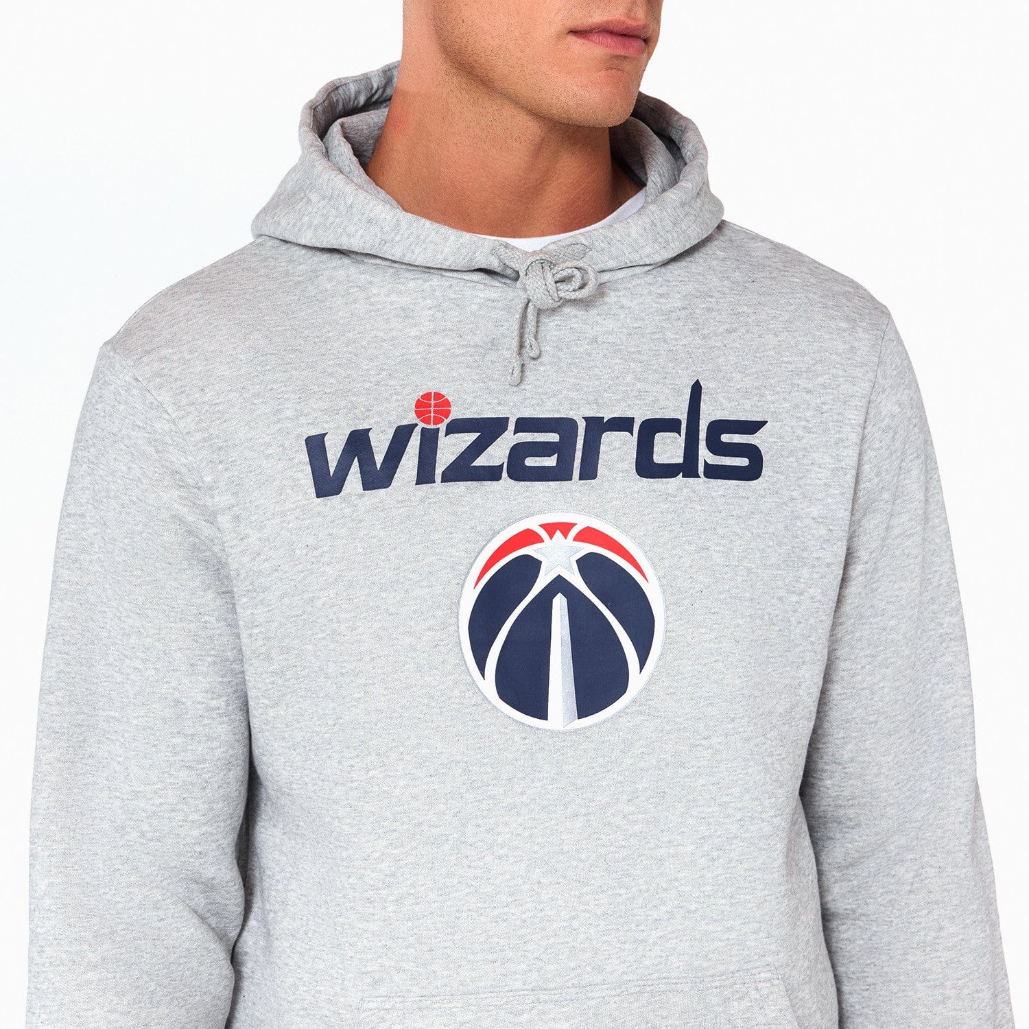 Washington Wizards Logo Hoodie NBA New Era Grau - STADIUMDREAMS