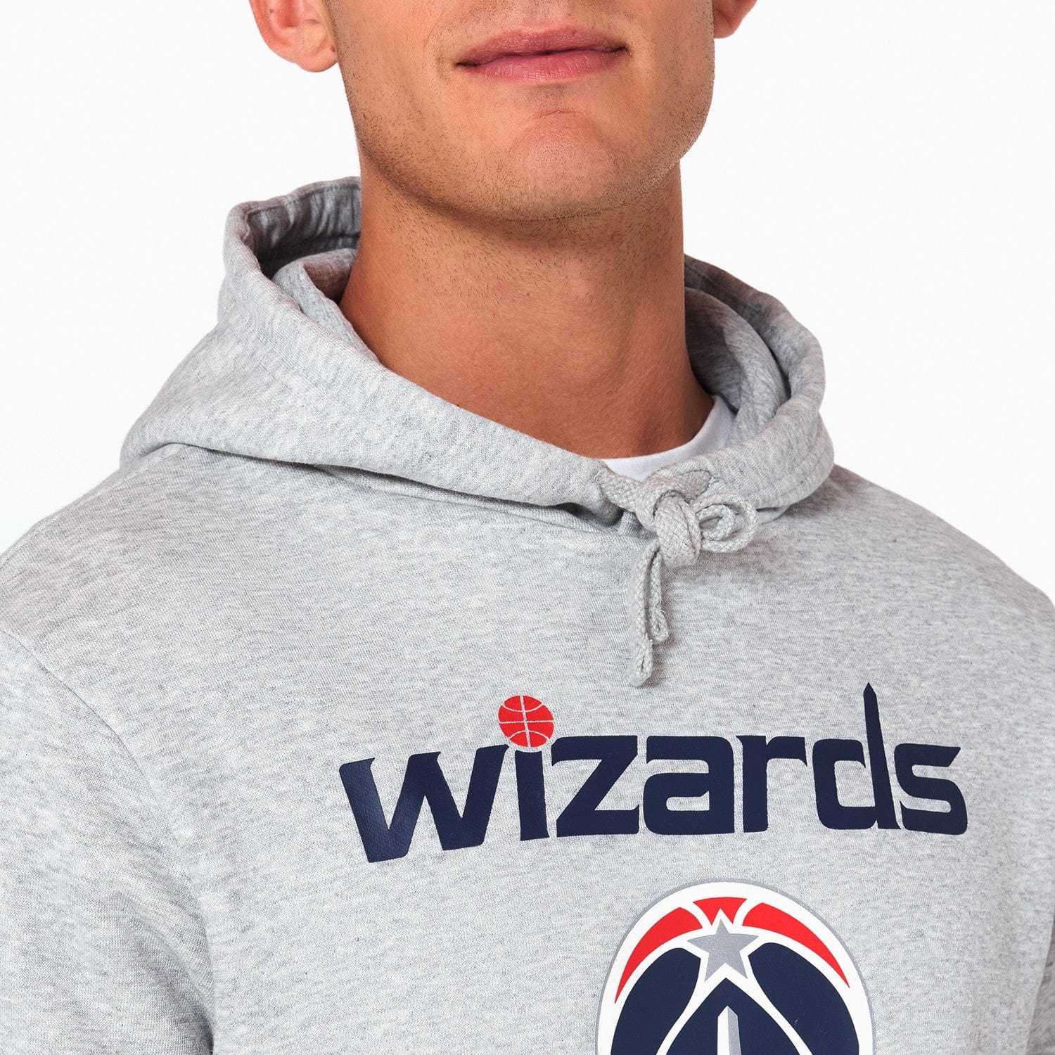 Washington Wizards Logo Hoodie NBA New Era Grau - STADIUMDREAMS