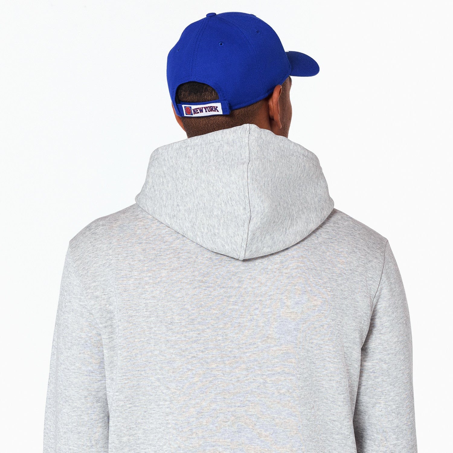 New York Knicks Logo Hoodie NBA New Era Grau - STADIUMDREAMS