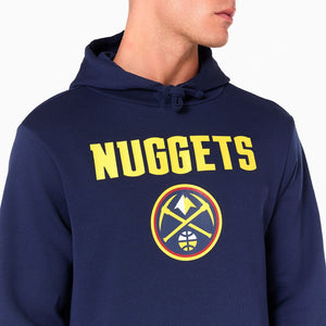 Denver Nuggets Logo Hoodie NBA New Era Navy - STADIUMDREAMS