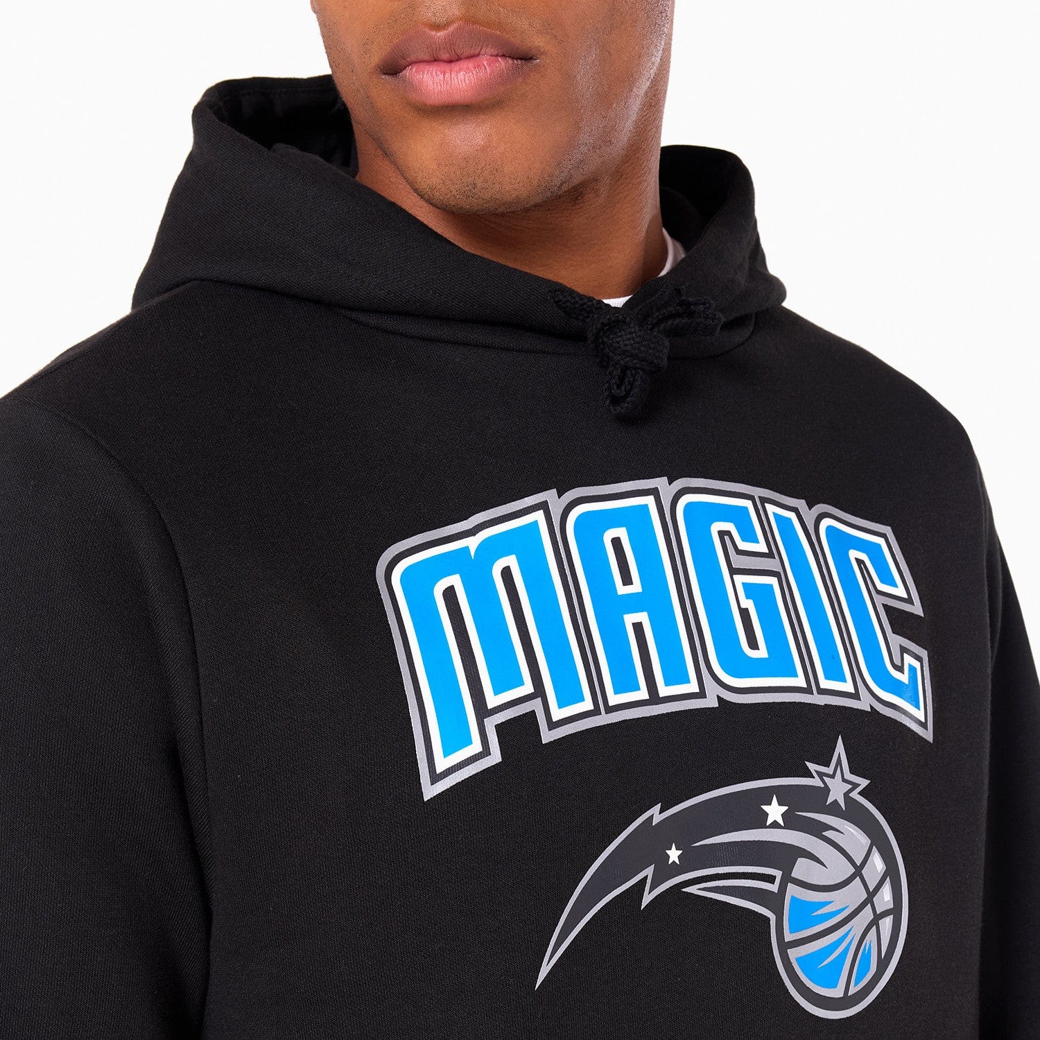 Orlando Magic Logo Hoodie NBA New Era Schwarz - STADIUMDREAMS