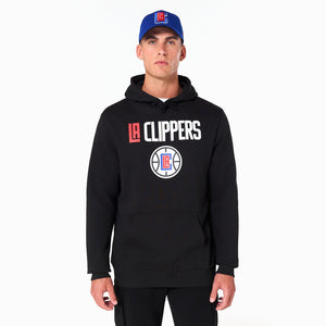 Los Angeles Clippers Logo Hoodie NBA New Era Schwarz - STADIUMDREAMS