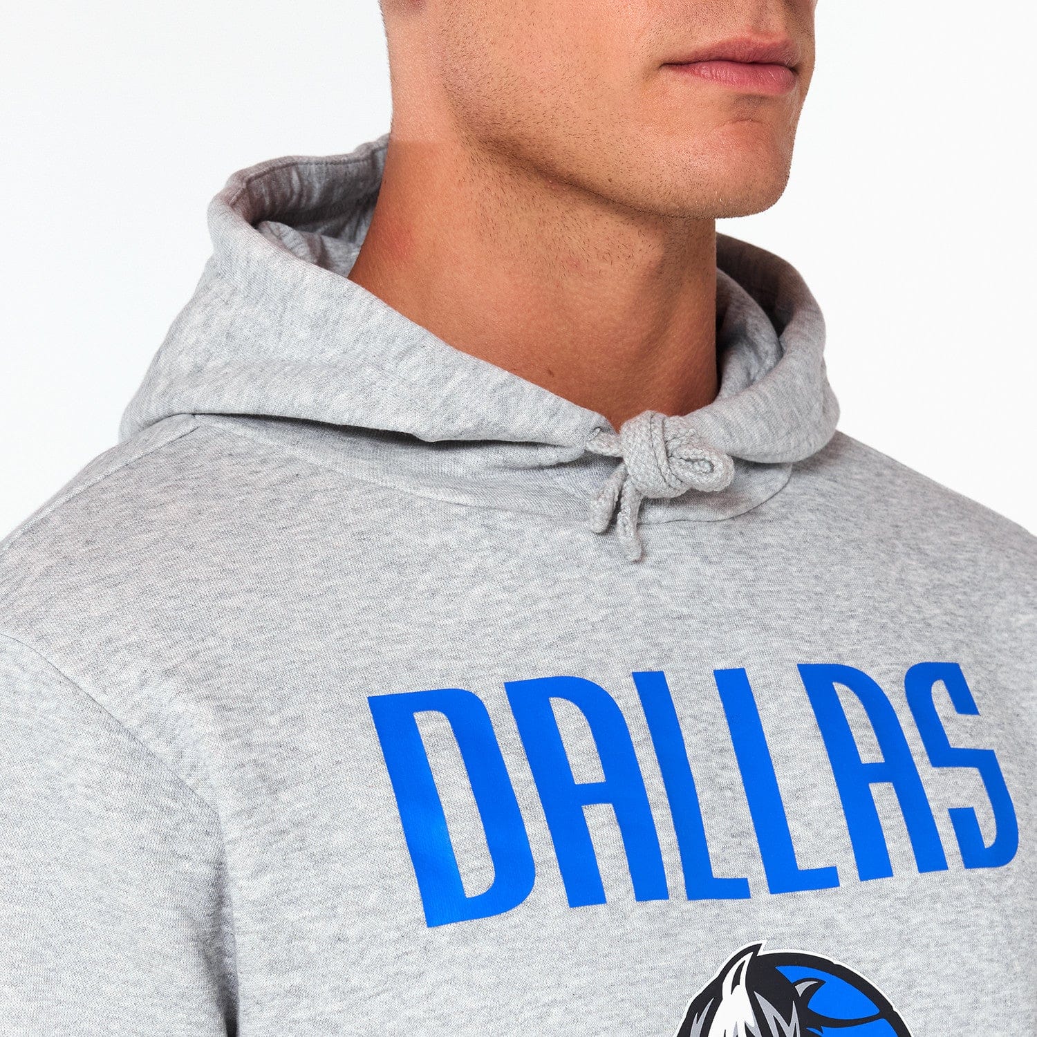 Dallas Mavericks Logo Hoodie NBA New Era Grau - STADIUMDREAMS