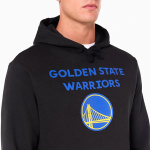 Golden State Warriors Logo Hoodie NBA New Era Schwarz - STADIUMDREAMS