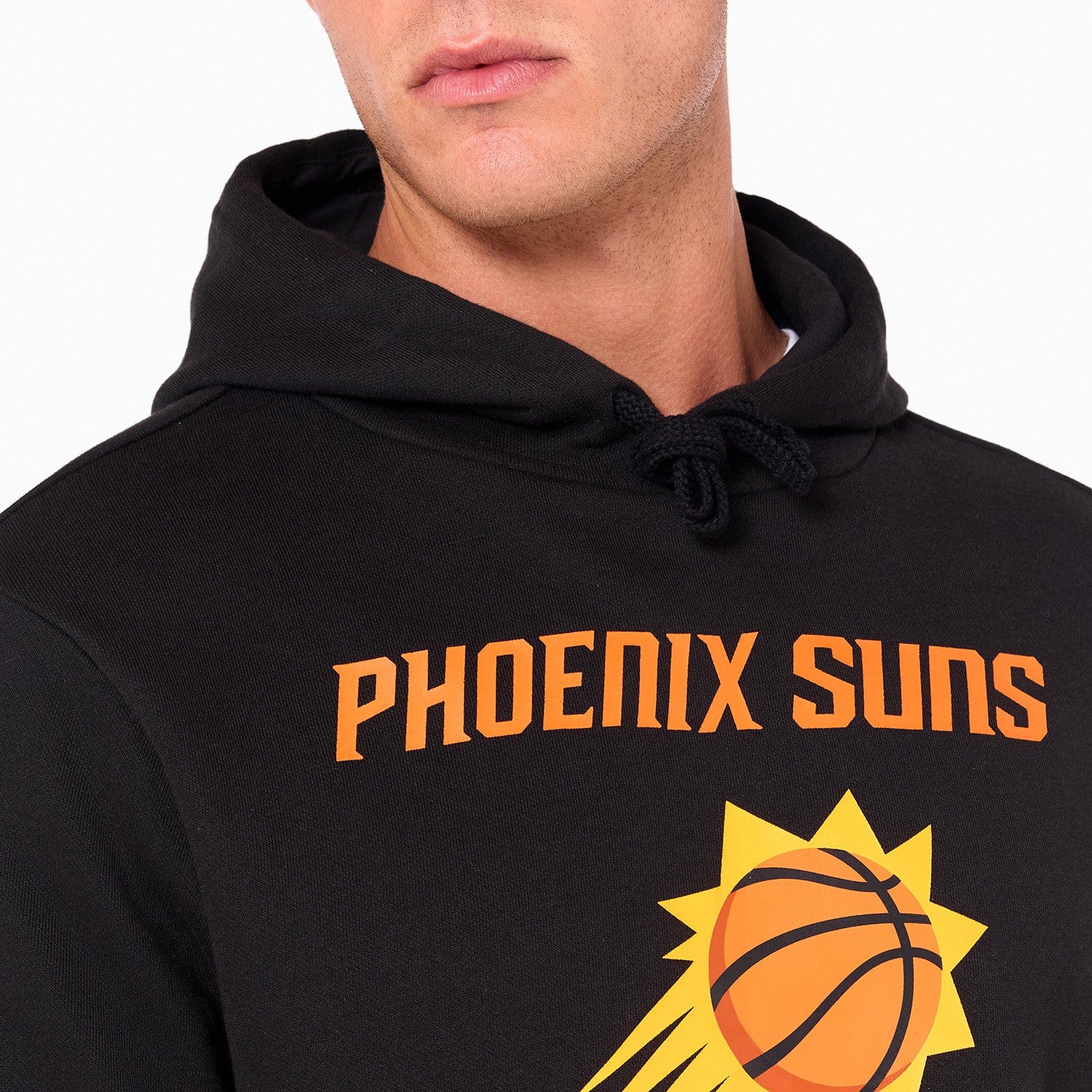 Phoenix Suns Logo Hoodie NBA New Era Schwarz - STADIUMDREAMS