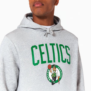 Boston Celtics Logo Hoodie NBA New Era Grau - STADIUMDREAMS