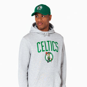 Boston Celtics Logo Hoodie NBA New Era Grau - STADIUMDREAMS