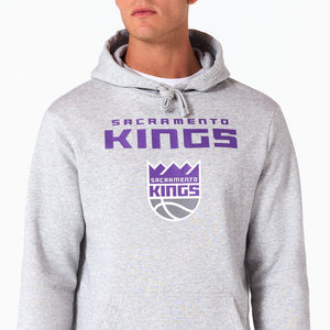 Sacramento Kings Logo Hoodie NBA New Era Grau - STADIUMDREAMS