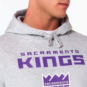 Sacramento Kings Logo Hoodie NBA New Era Grau - STADIUMDREAMS