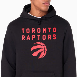 Toronto Raptors Logo Hoodie NBA New Era Schwarz - STADIUMDREAMS