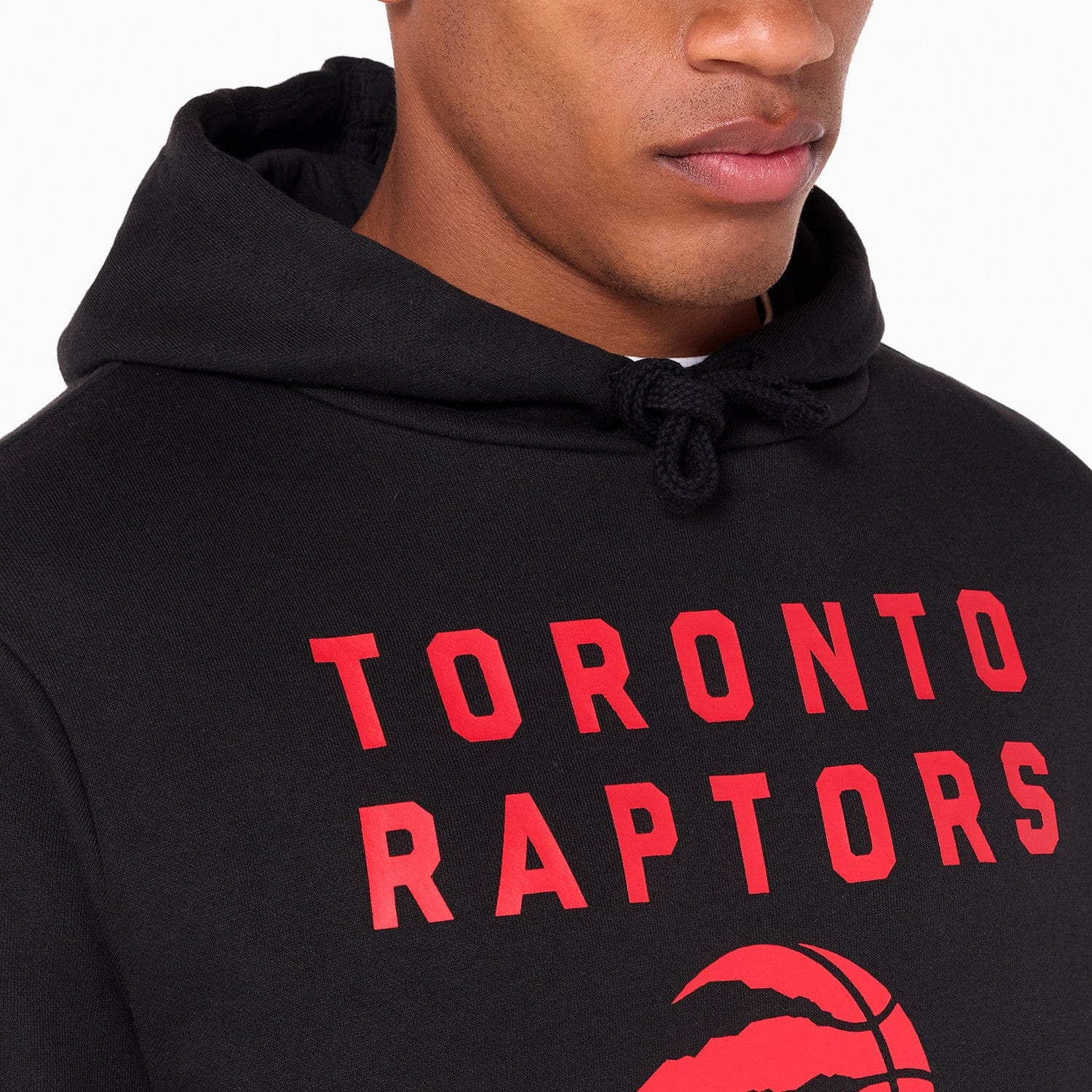 Toronto Raptors Logo Hoodie NBA New Era Schwarz - STADIUMDREAMS