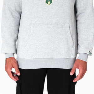 Milwaukee Bucks Logo Hoodie NBA New Era Grau - STADIUMDREAMS