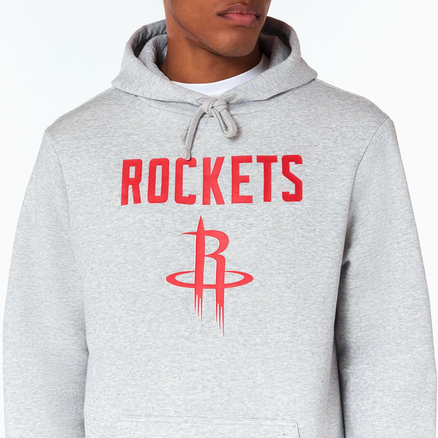 Houston Rockets Logo Hoodie NBA New Era Grau - STADIUMDREAMS