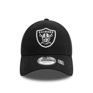 Las Vegas Raiders NFL New Era Side Patch 9Forty Cap Schwarz - STADIUMDREAMS