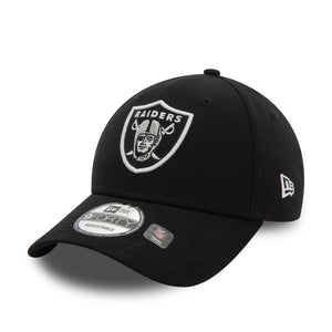 Las Vegas Raiders NFL New Era Side Patch 9Forty Cap Schwarz - STADIUMDREAMS