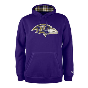 Baltimore Ravens 2024 New Era Statement Sideline 3rd Down NFL Hoodie Lila - STADIUMDREAMS