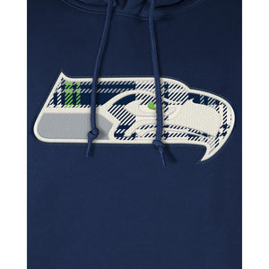 Seattle Seahawks 2024 New Era Statement Sideline 3rd Down NFL Hoodie Navy - STADIUMDREAMS