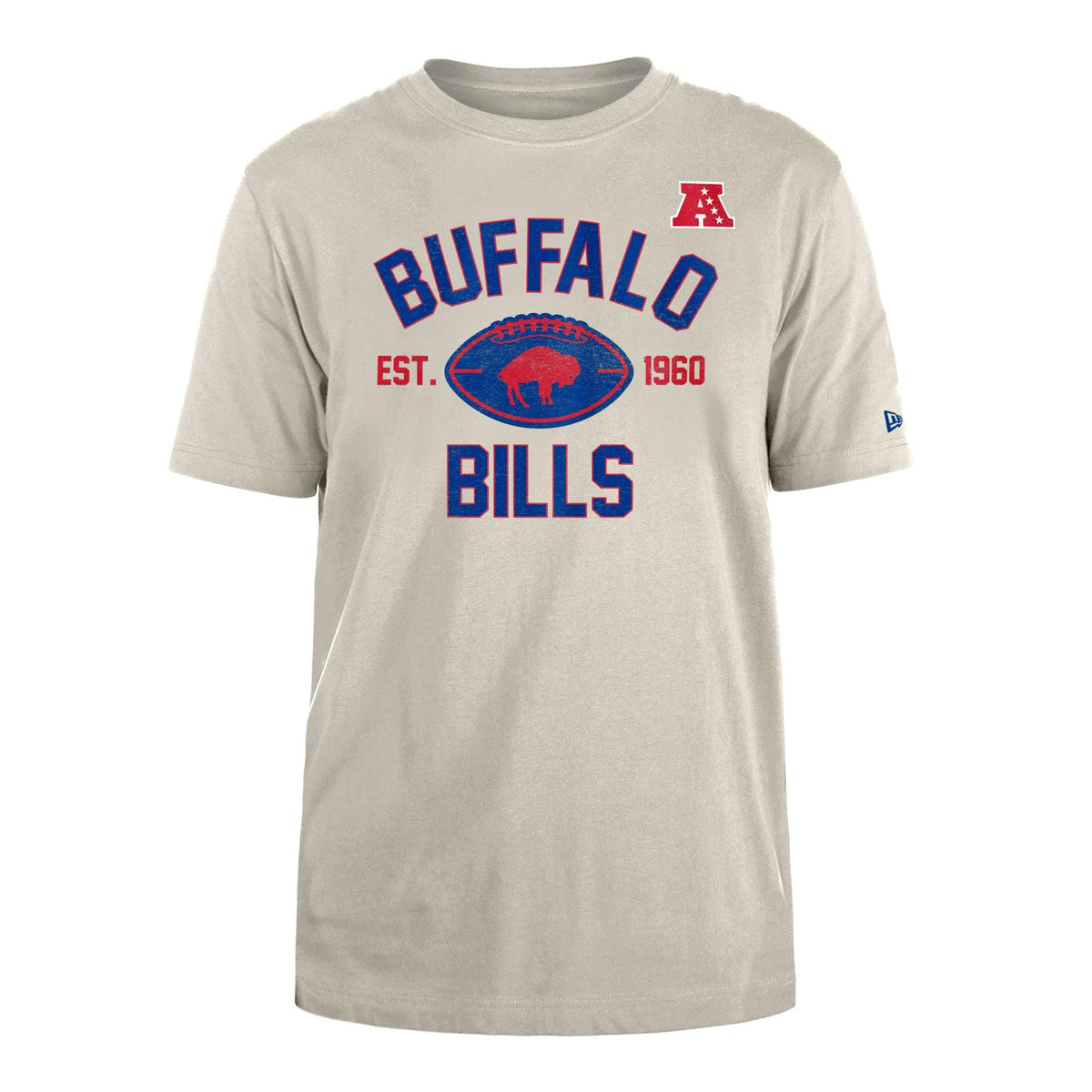 Buffalo Bills Historic 2024 New Era 3rd Down NFL T-Shirt Beige - STADIUMDREAMS