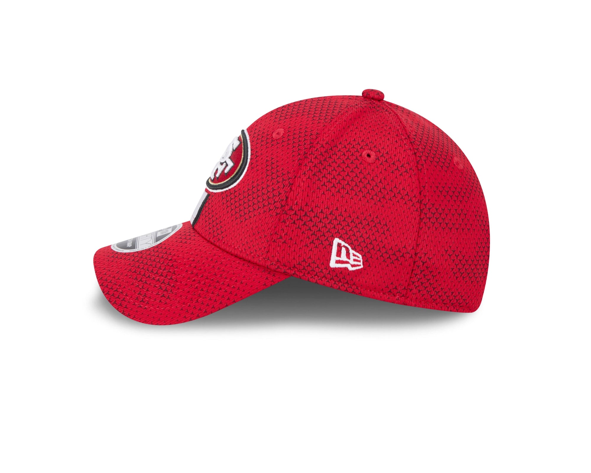 San Francisco 49ers 2024 NFL Sideline New Era Stretch-Snap 9FORTY Cap Rot - STADIUMDREAMS