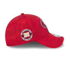 San Francisco 49ers 2024 NFL Sideline New Era Stretch-Snap 9FORTY Cap Rot - STADIUMDREAMS