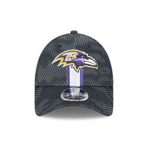 Baltimore Ravens 2024 NFL Sideline New Era Stretch-Snap 9FORTY Cap Schwarz - STADIUMDREAMS